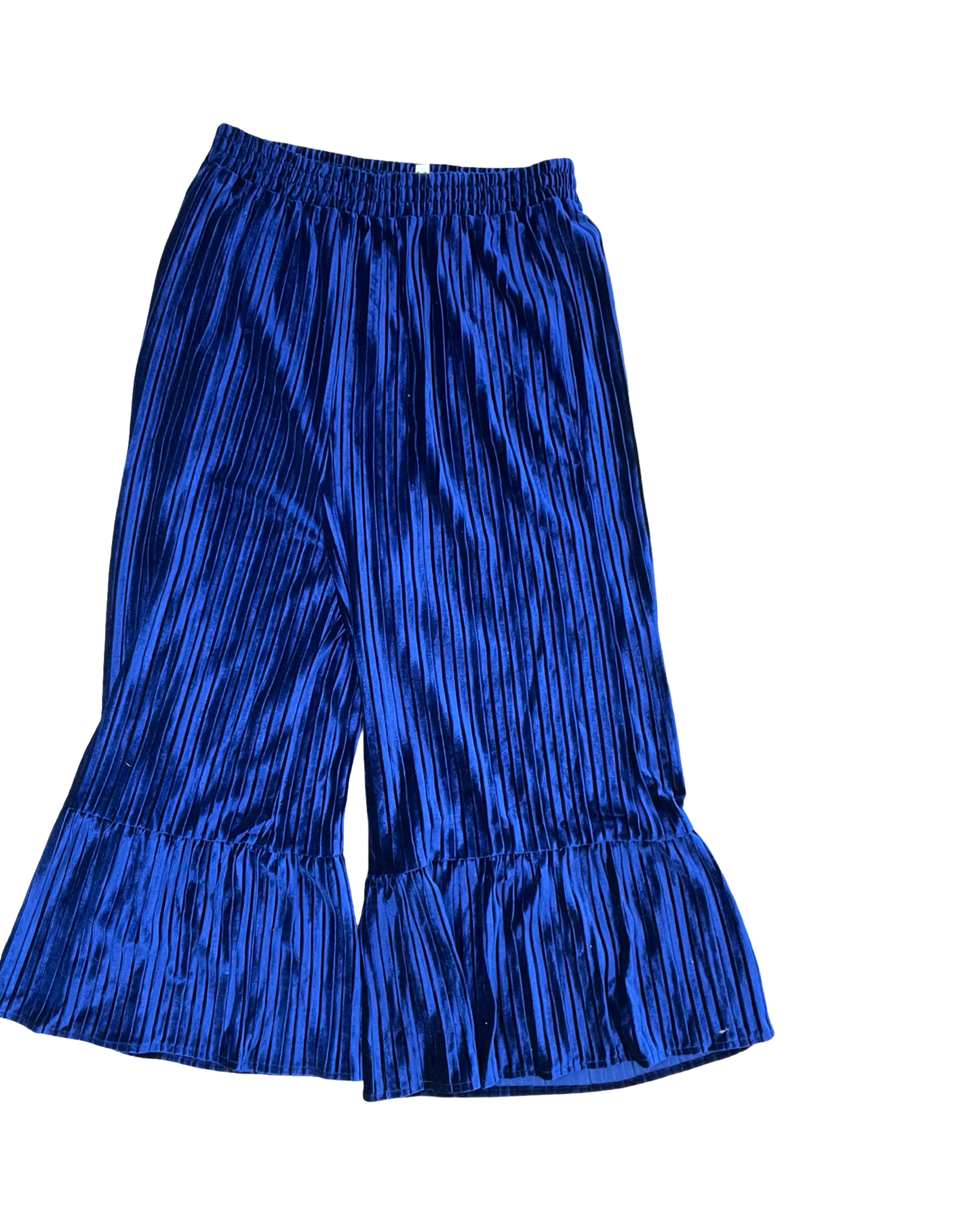 Pants Wide Leg By Umgee In Blue, Size:L