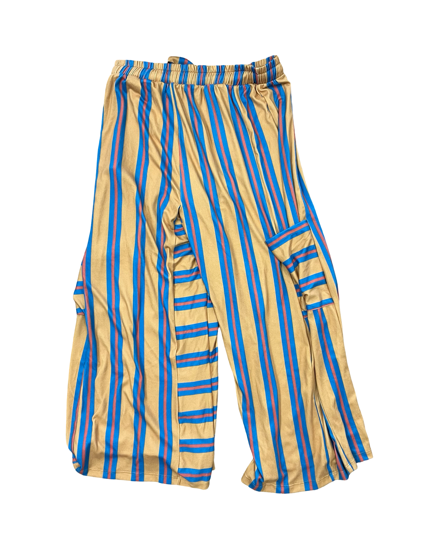 Pants Lounge By Clothes Mentor In Blue & Yellow, Size:1X