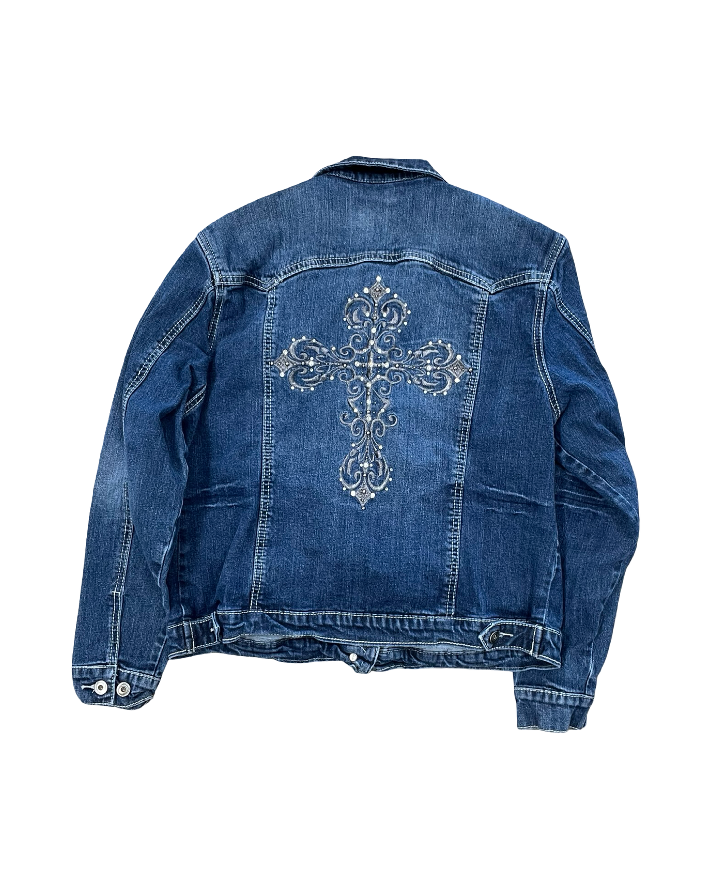 Jacket Denim By Ethyl In Blue Denim, Size:L