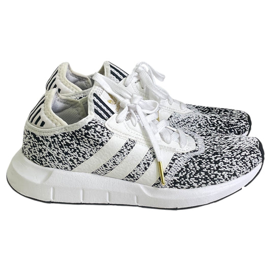 Shoes Athletic By Adidas In Black & White, Size:7