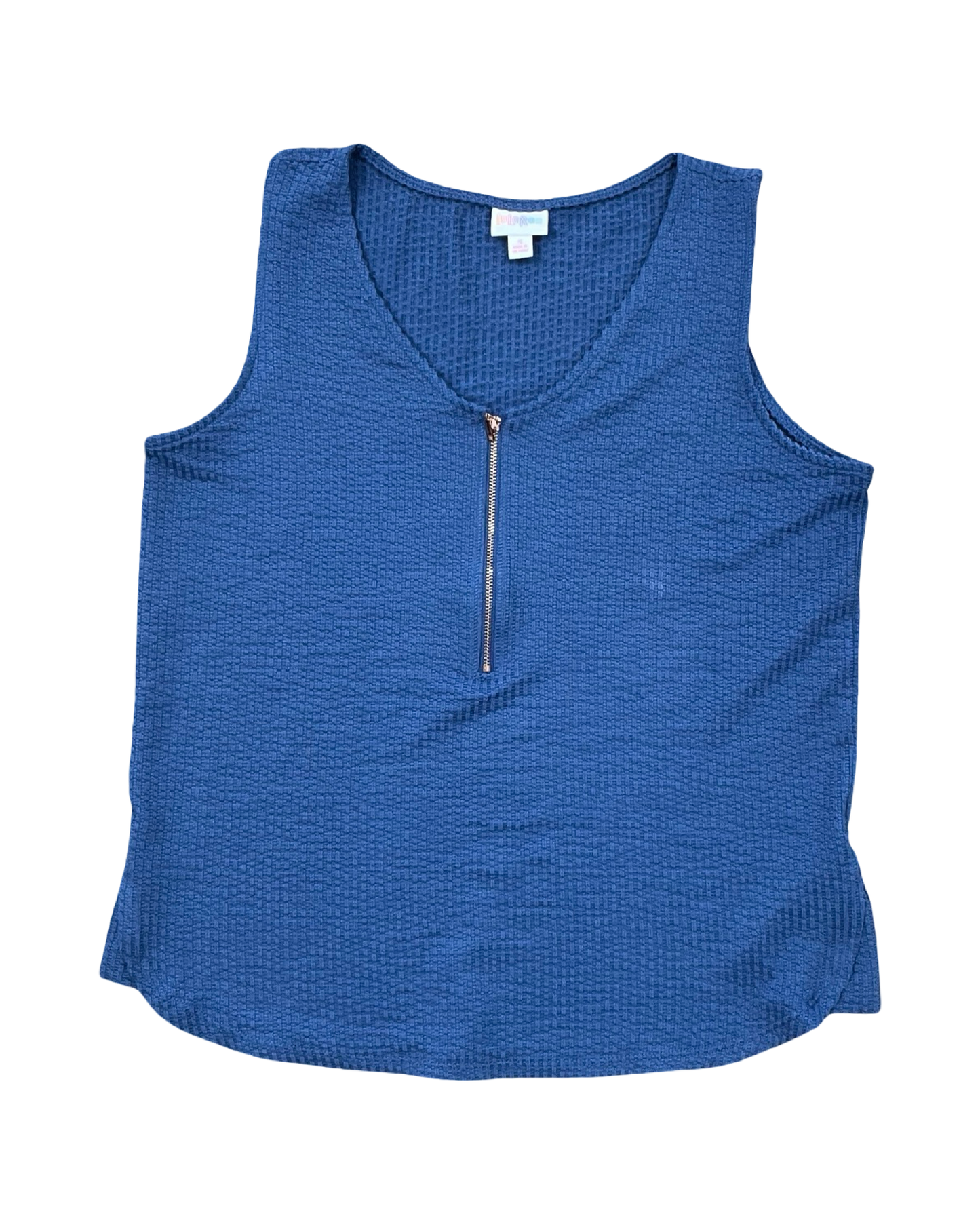 Top Sleeveless By Lularoe In Blue, Size:S