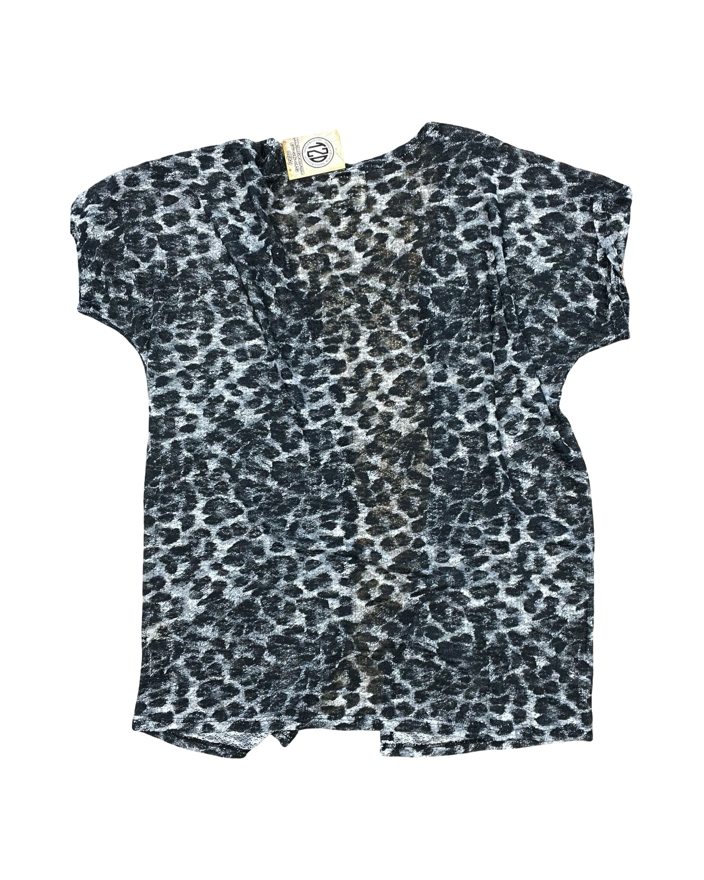 Cardigan By Clothes Mentor In Black & White, Size:Xl