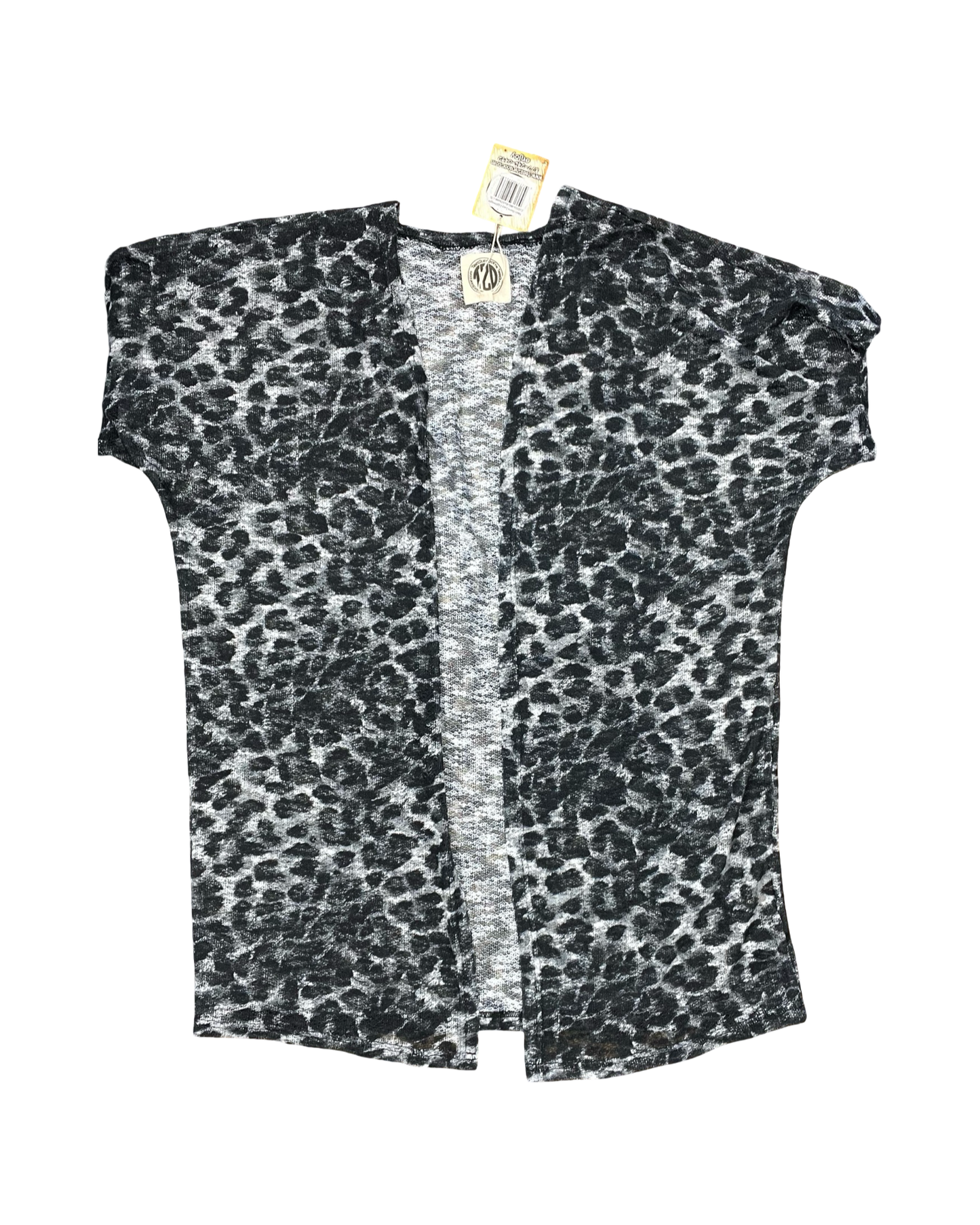 Cardigan By Clothes Mentor In Black & White, Size:Xl