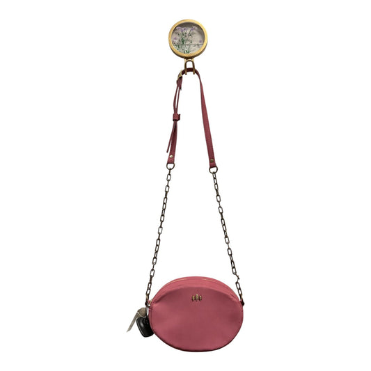 Crossbody Leather By Cma In Pink, Size:Small