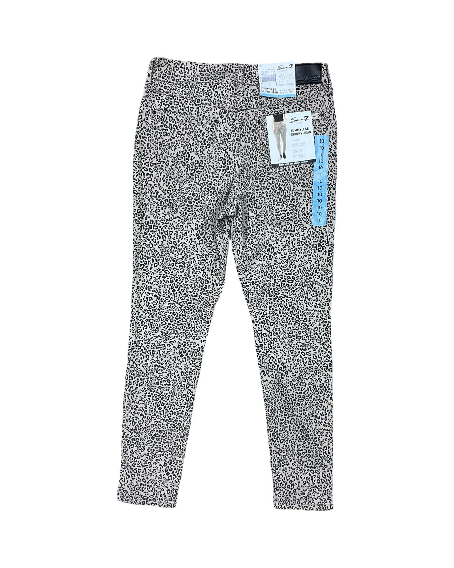Jeans Skinny By Seven 7 In Animal Print, Size:10