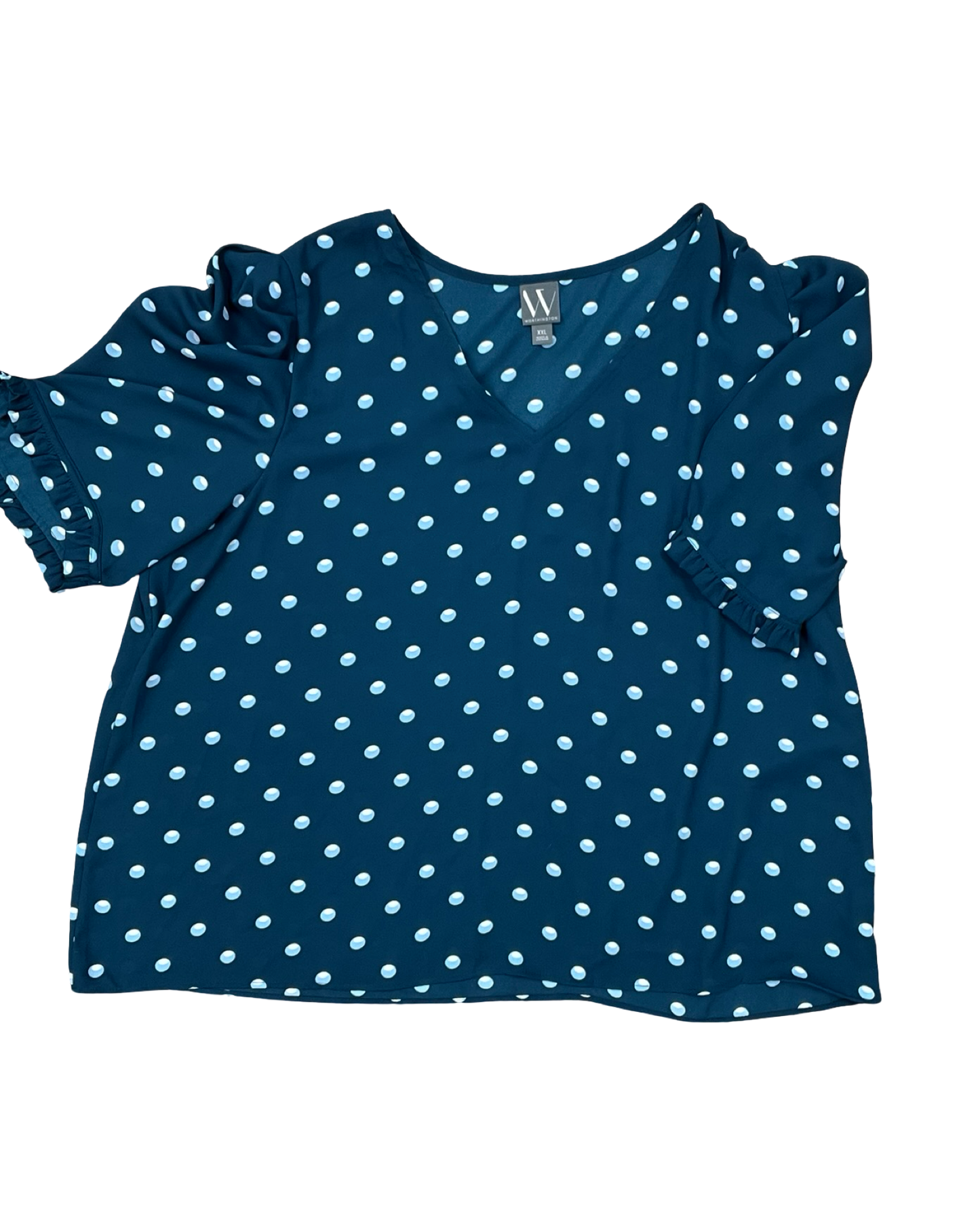 Top Ss By Worthington In Green, Size:1X