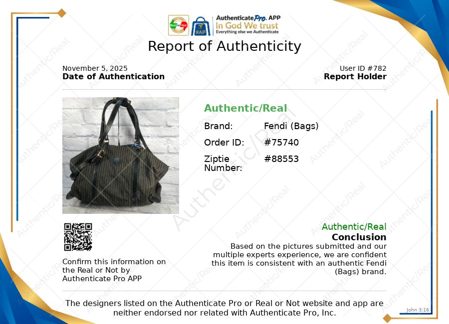 Duffle And Weekender Luxury Designer By Fendi, Size: Large