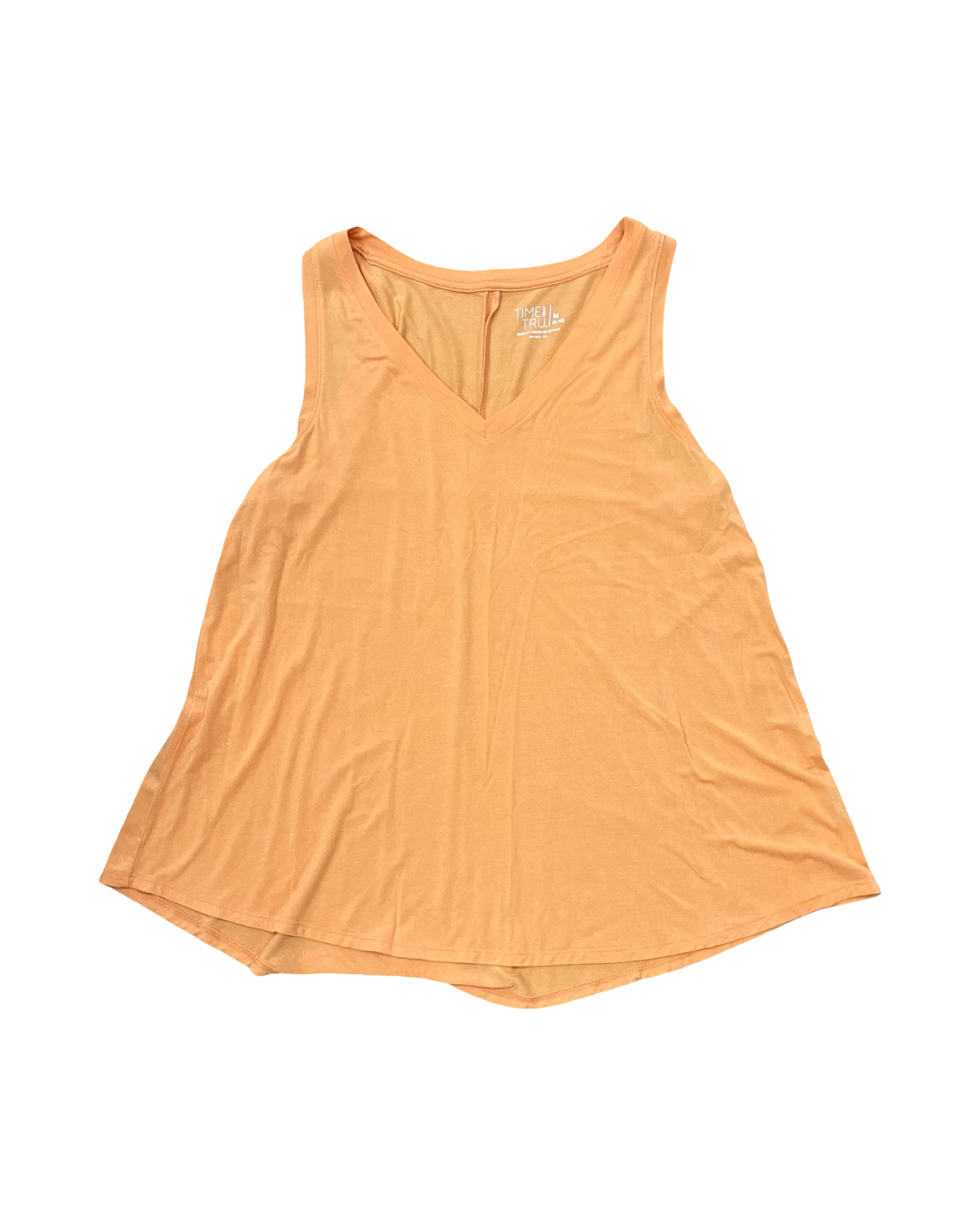 Tank Top By Time And Tru In Orange, Size:M
