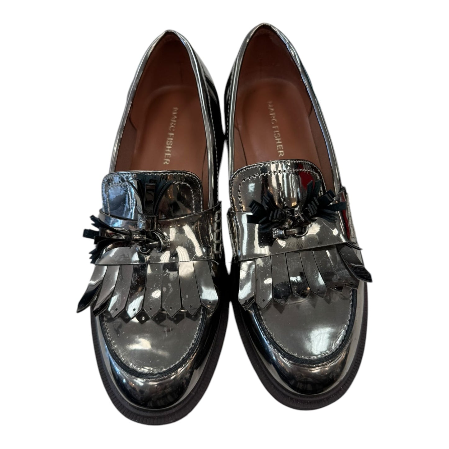 Shoes Flats By Marc Fisher In Gold, Size:6.5