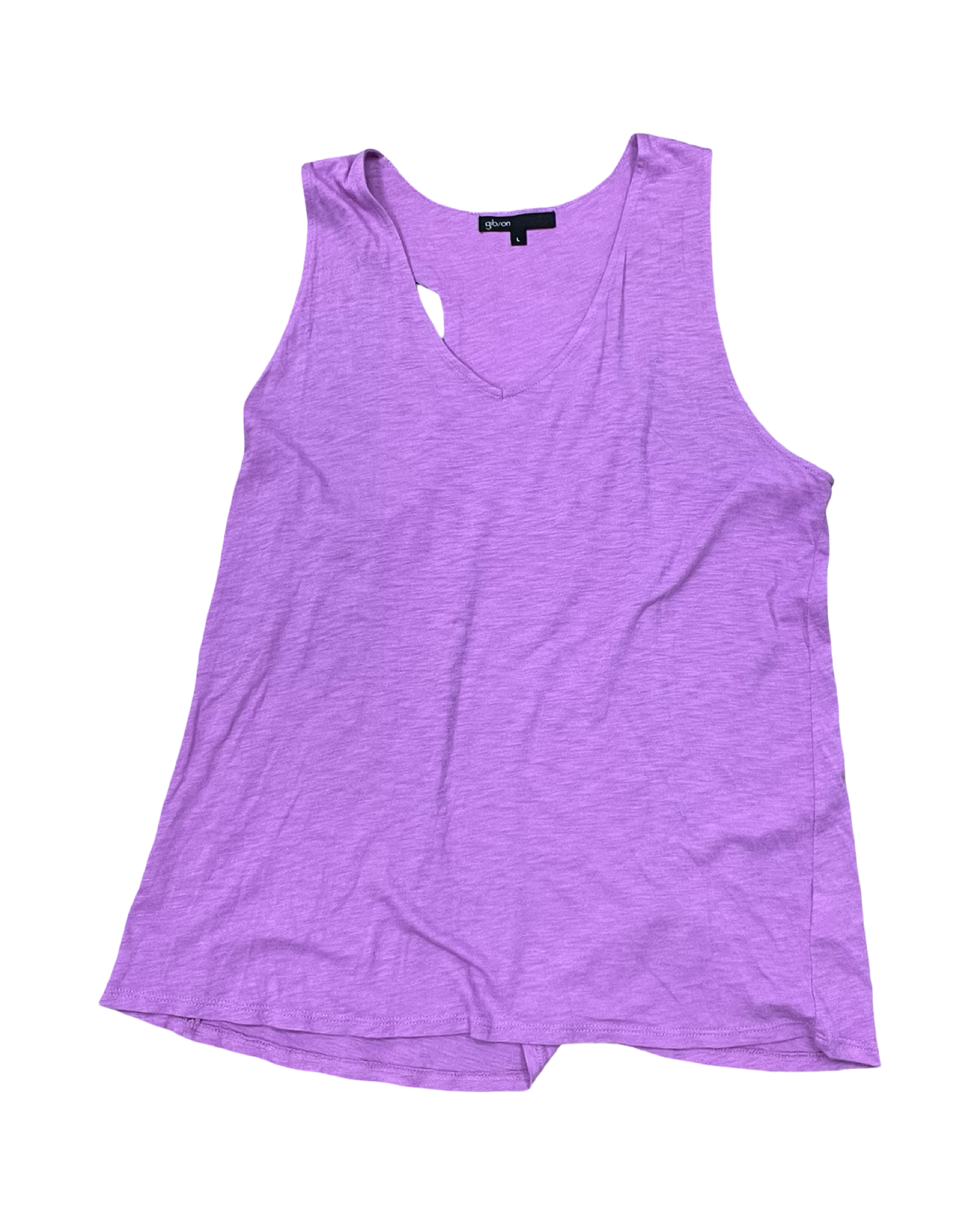 Top Sleeveless By Gibson In Purple, Size:L