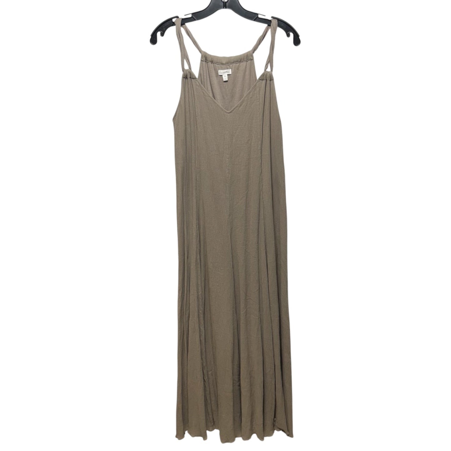 Dress Casual Maxi By Garnet Hill In Tan, Size: L