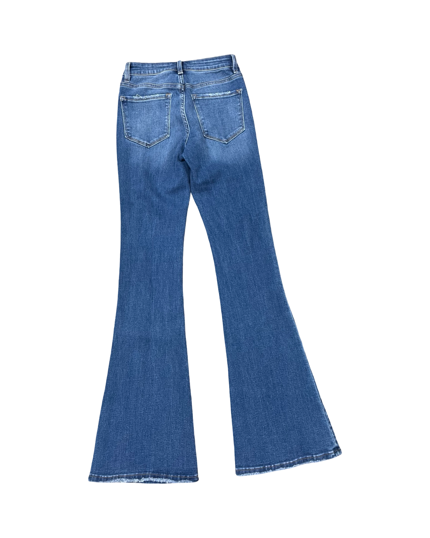 Jeans Flared By Vervet In Blue Denim, Size:2