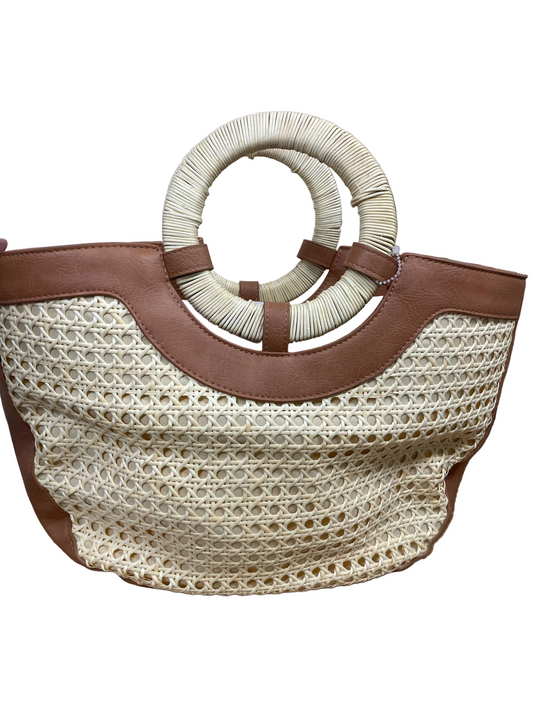Tote By Universal Thread In Brown & Cream, Size:Large
