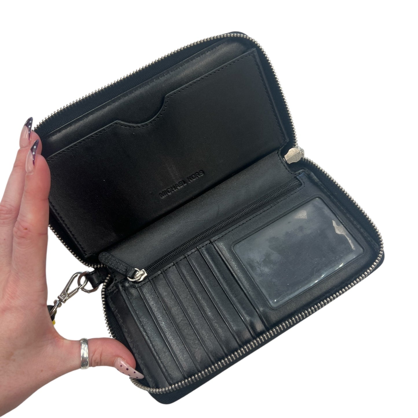 Wristlet Designer By Michael Kors In Grey, Size:Medium