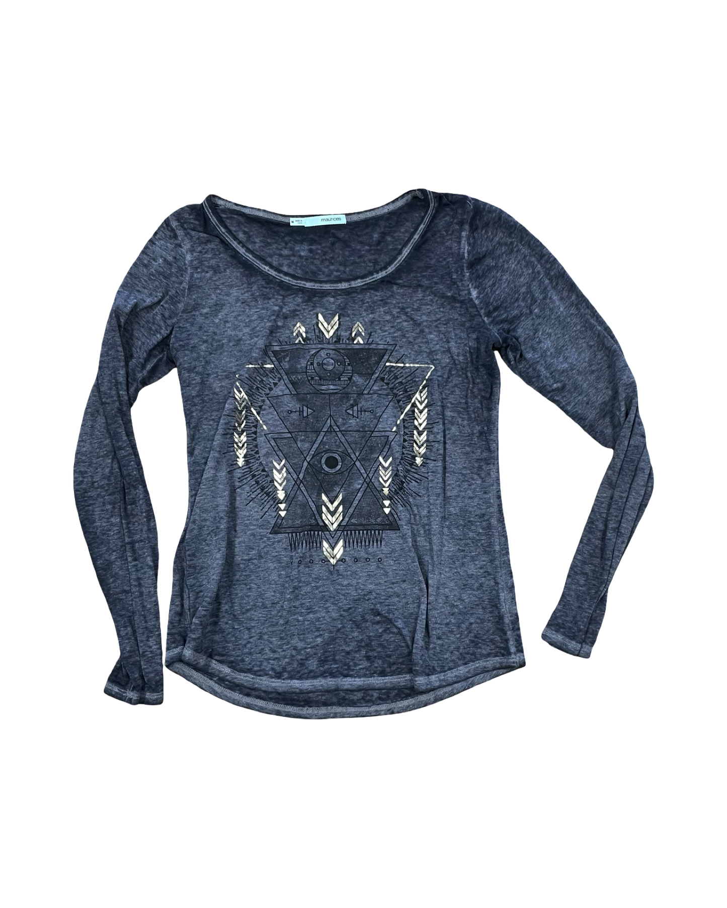 Top Ls Basic By Maurices In Grey, Size:M