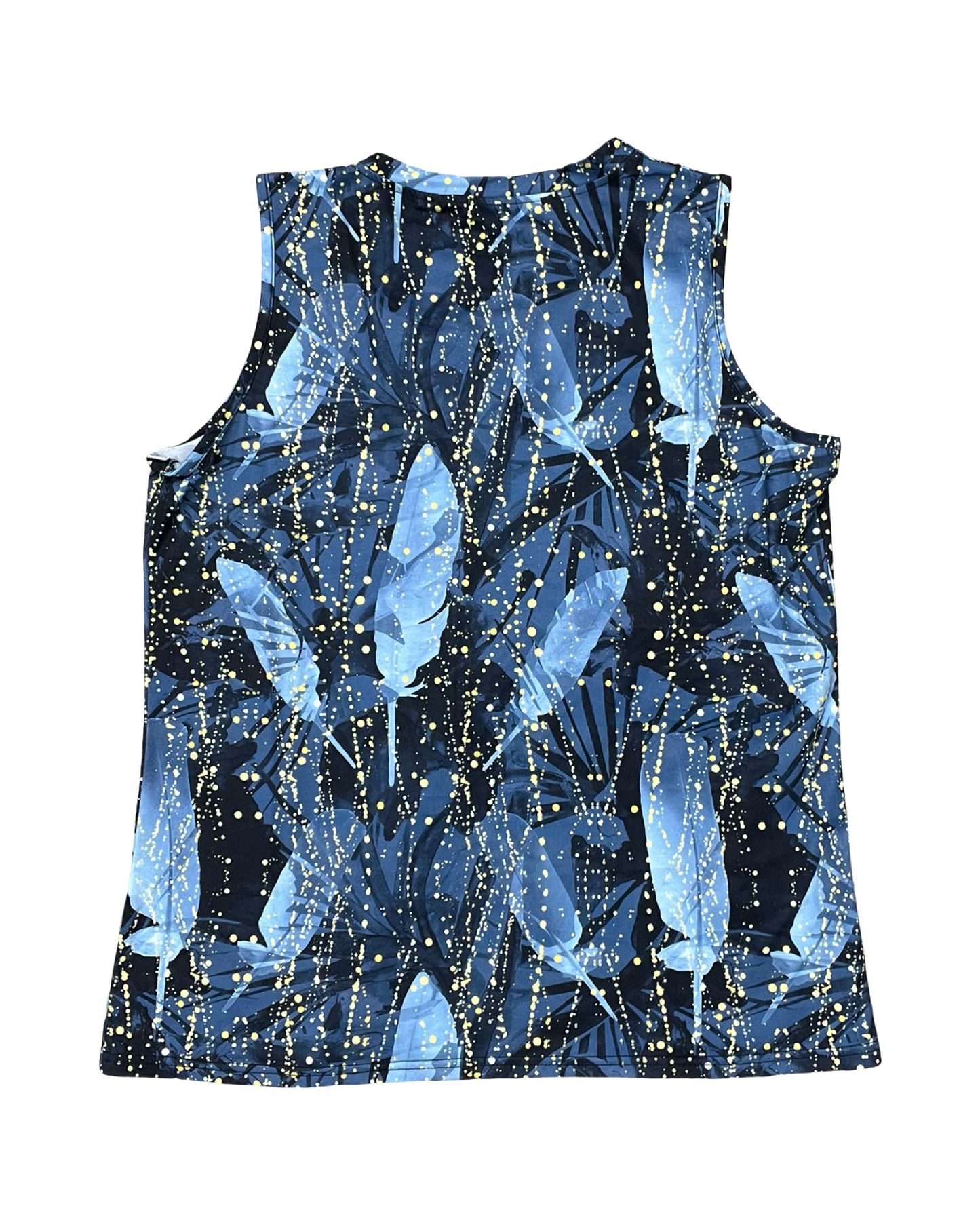 Top Sleeveless By Clothes Mentor In Blue & Yellow, Size:Xl