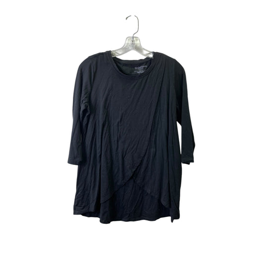 Mat Top Ls By Motherhood In Black, Size:M