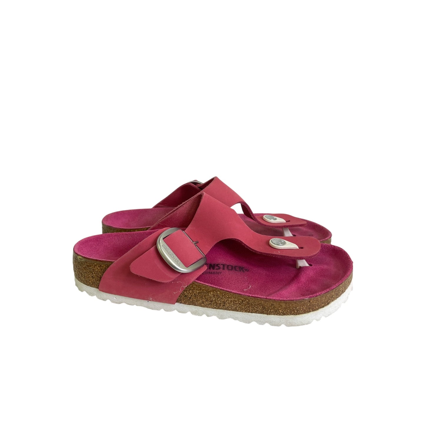 SANDALS FLATS by BIRKENSTOCK in PINK, Size:7