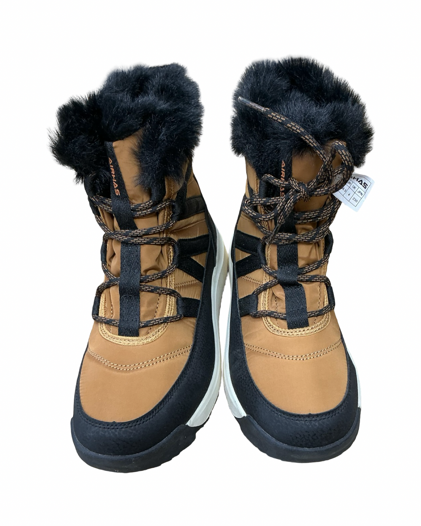 Boots Snow By Clothes Mentor In Black & Brown, Size:6