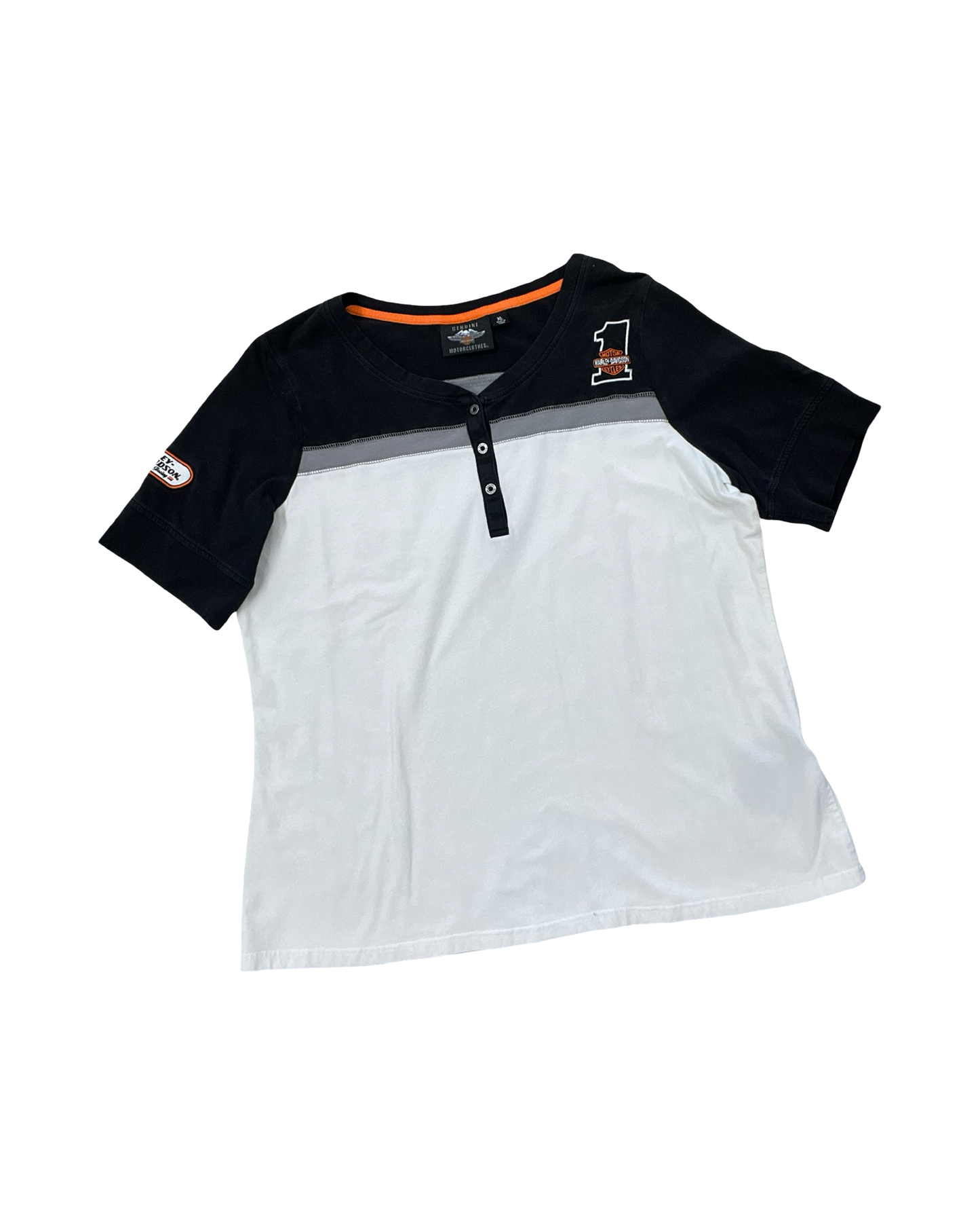 Top Ss By Harley Davidson In Black & White, Size:Xl