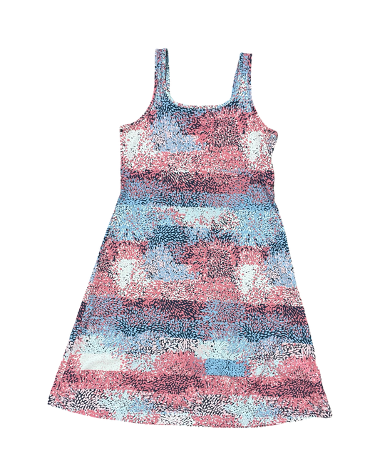 Dress Casual Short By Columbia In Blue & Pink, Size:M