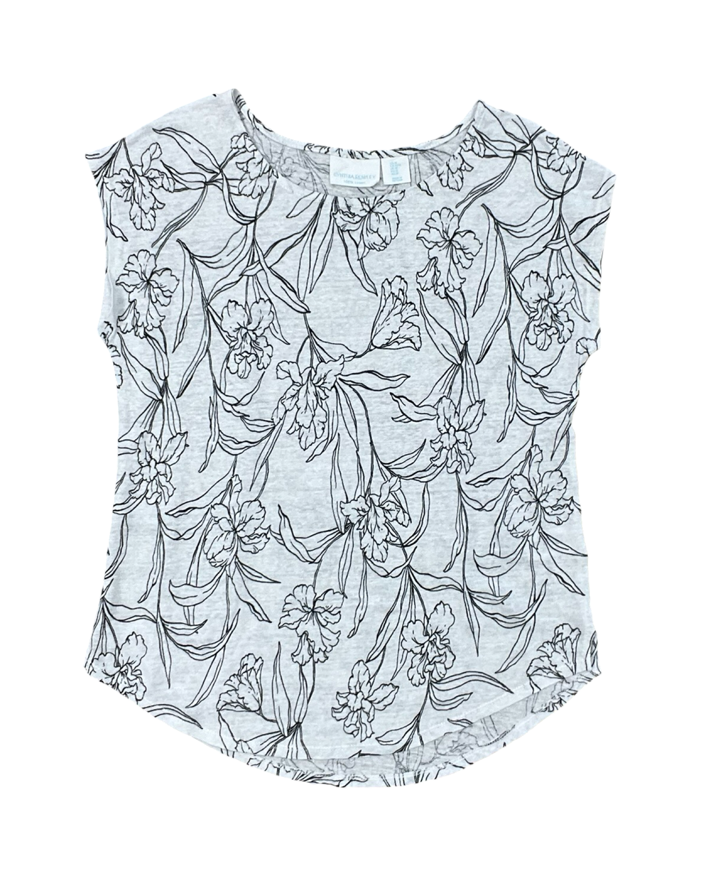 Top Sleeveless By Cynthia Rowley In White, Size:M