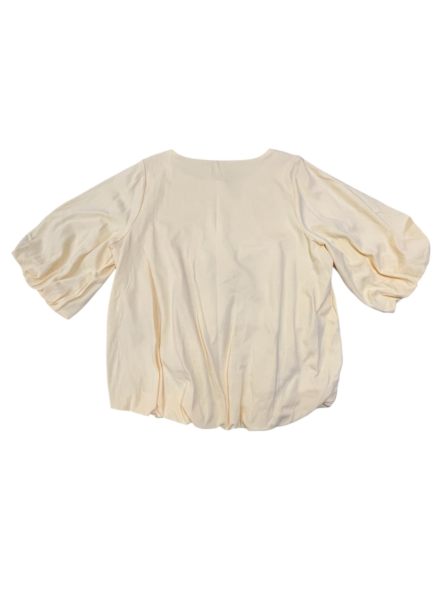 Blouse Ss By Chicos In Yellow, Size:M