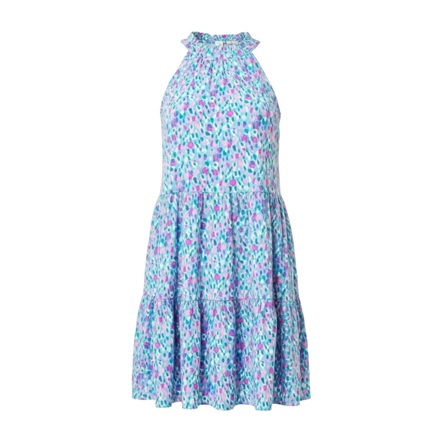 Jerrica Swing Dress Designer By Lilly Pulitzer In Multi Hottie Dottie, Size: M