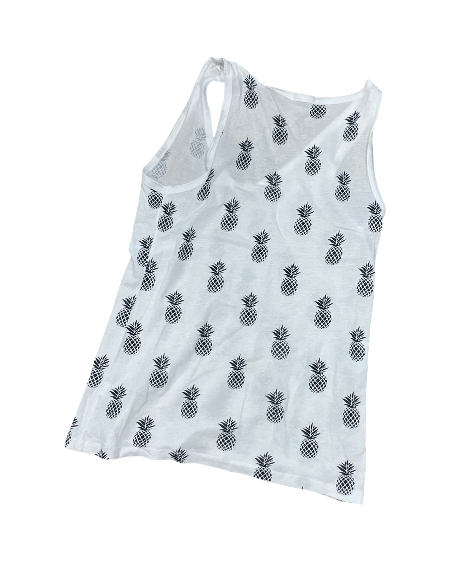 Top Sleeveless By Workshop In White, Size:L