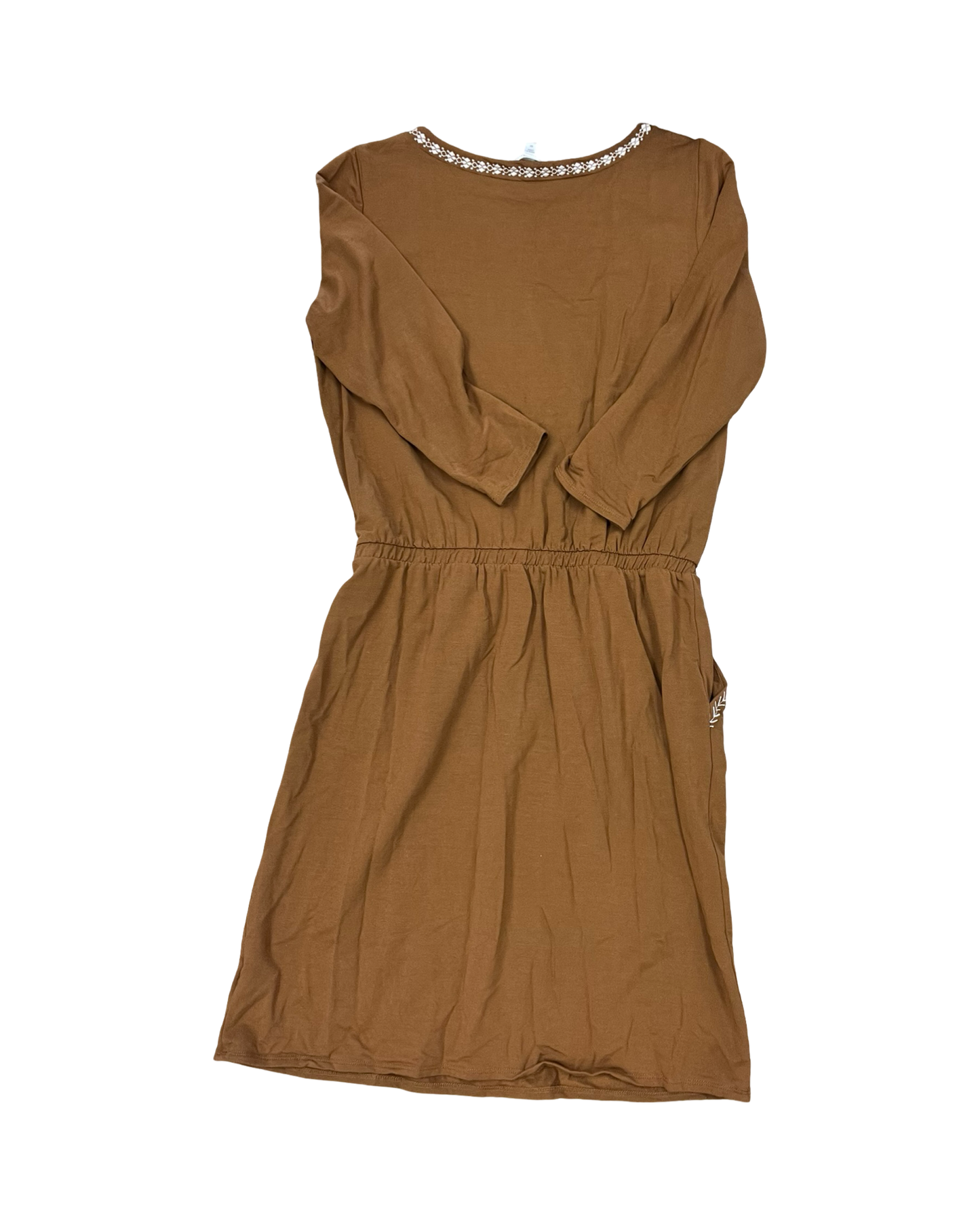 Dress Work By Garnet Hill In Orange, Size:M