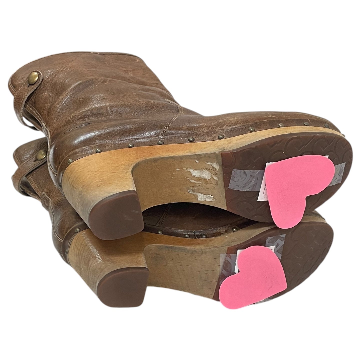 Boots Designer By Ugg In Beige, Size:8