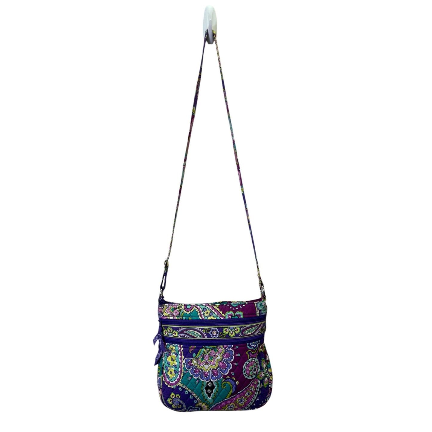 Handbag By Vera Bradley In Purple, Size:Medium