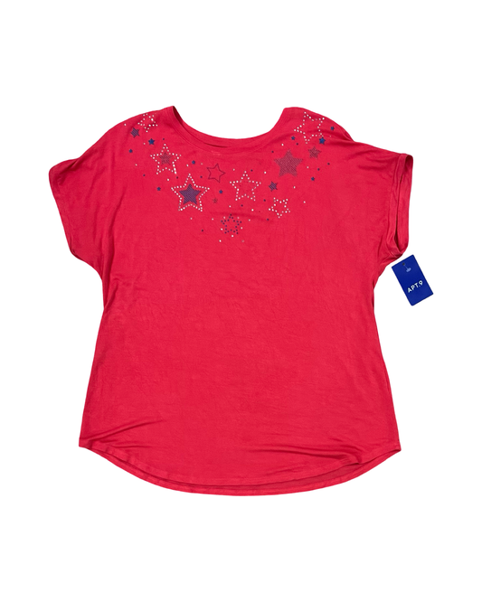 Top Ss By Apt 9 In Red, Size:L