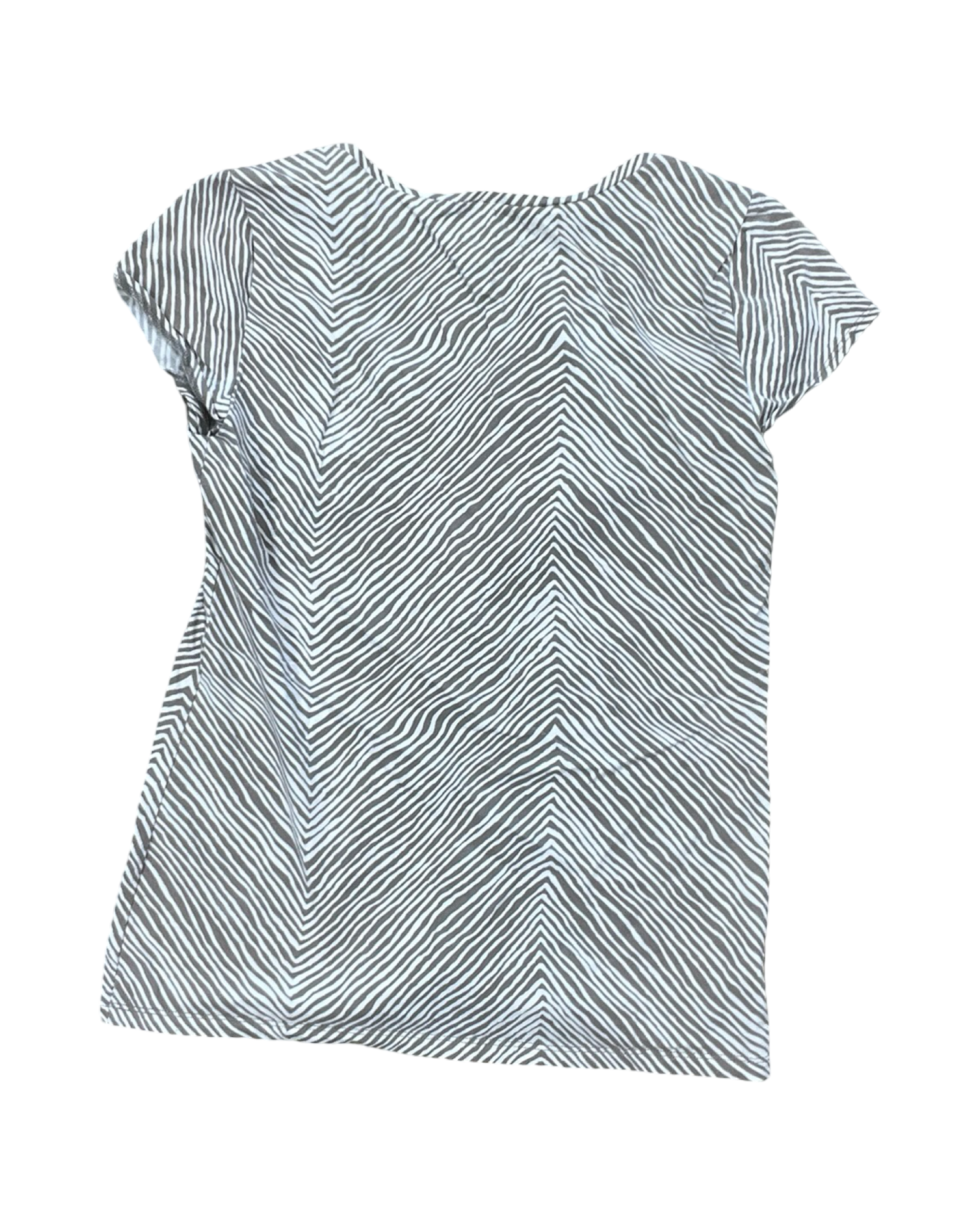 Top Ss By Ann Taylor In Tan & White, Size:S