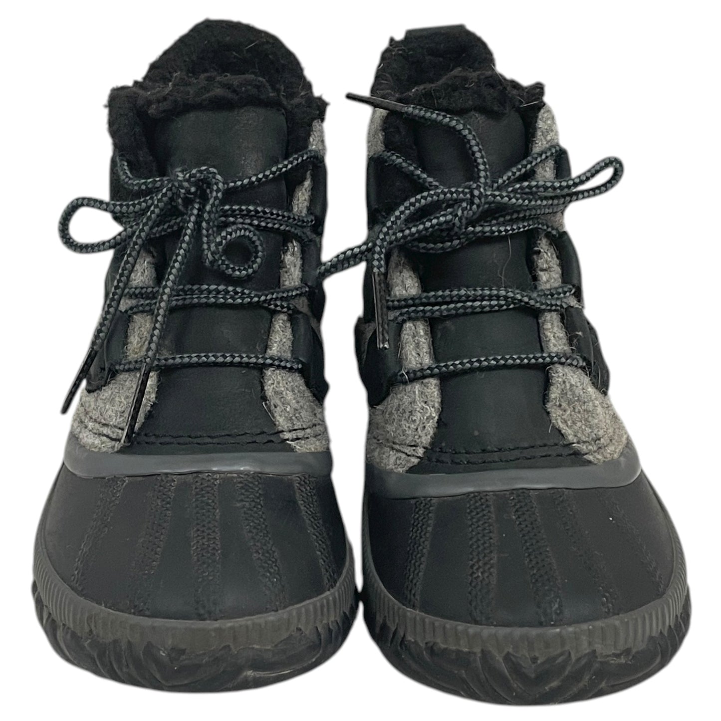 Boots Snow By Sorel In Black & Grey, Size:6