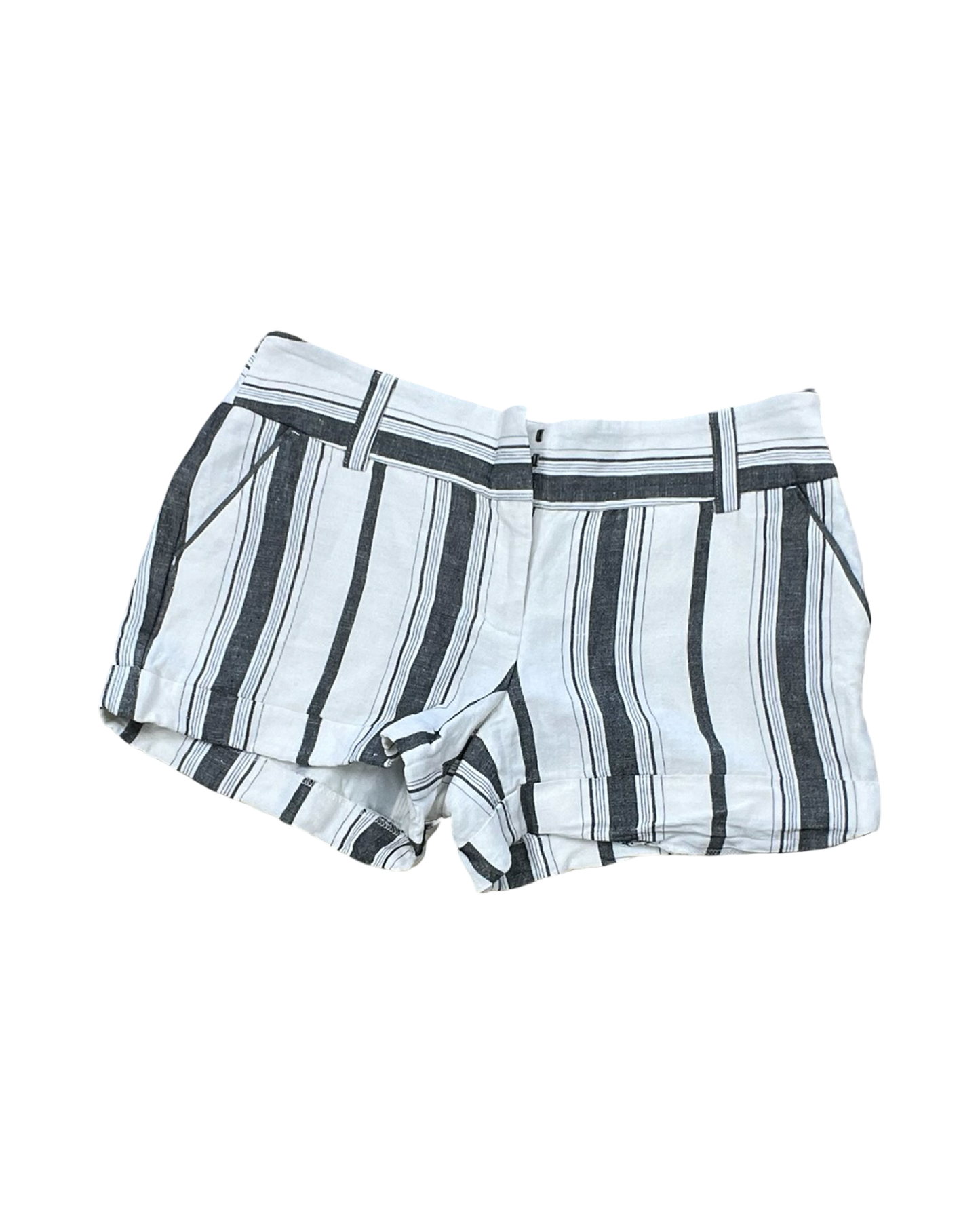 Shorts By Express In Cream & Grey, Size:S