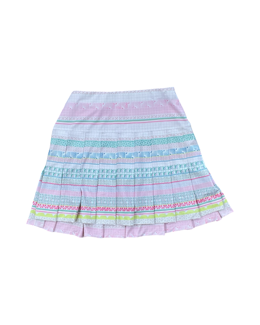 Skort By Lucky In Love In Pink & White, Size:Xs