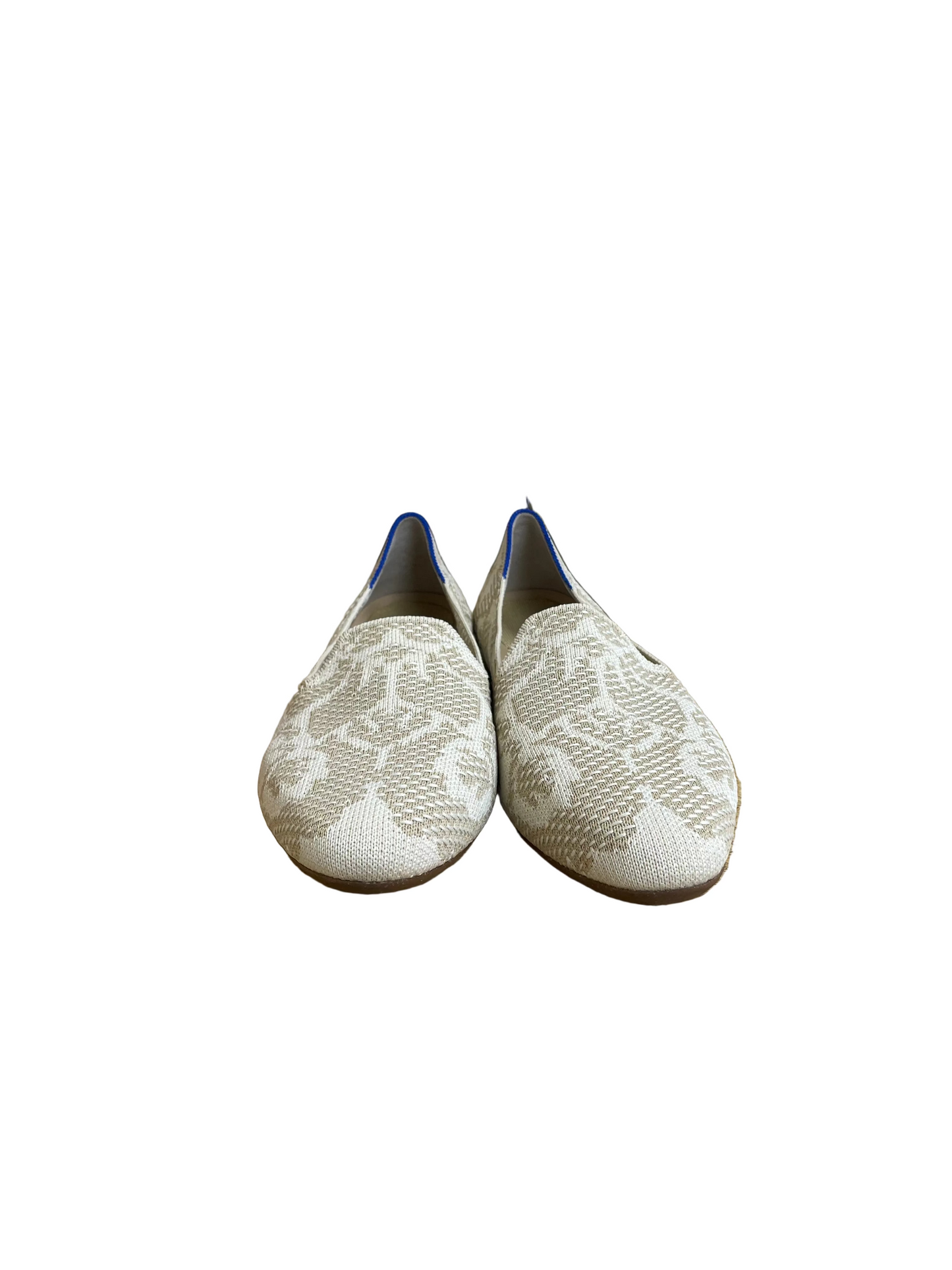 Shoes Flats By Rothys In Cream & Tan, Size:7