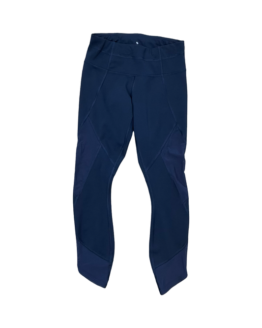 Athletic Leggings Capris By Athleta In Navy, Size:Xxs