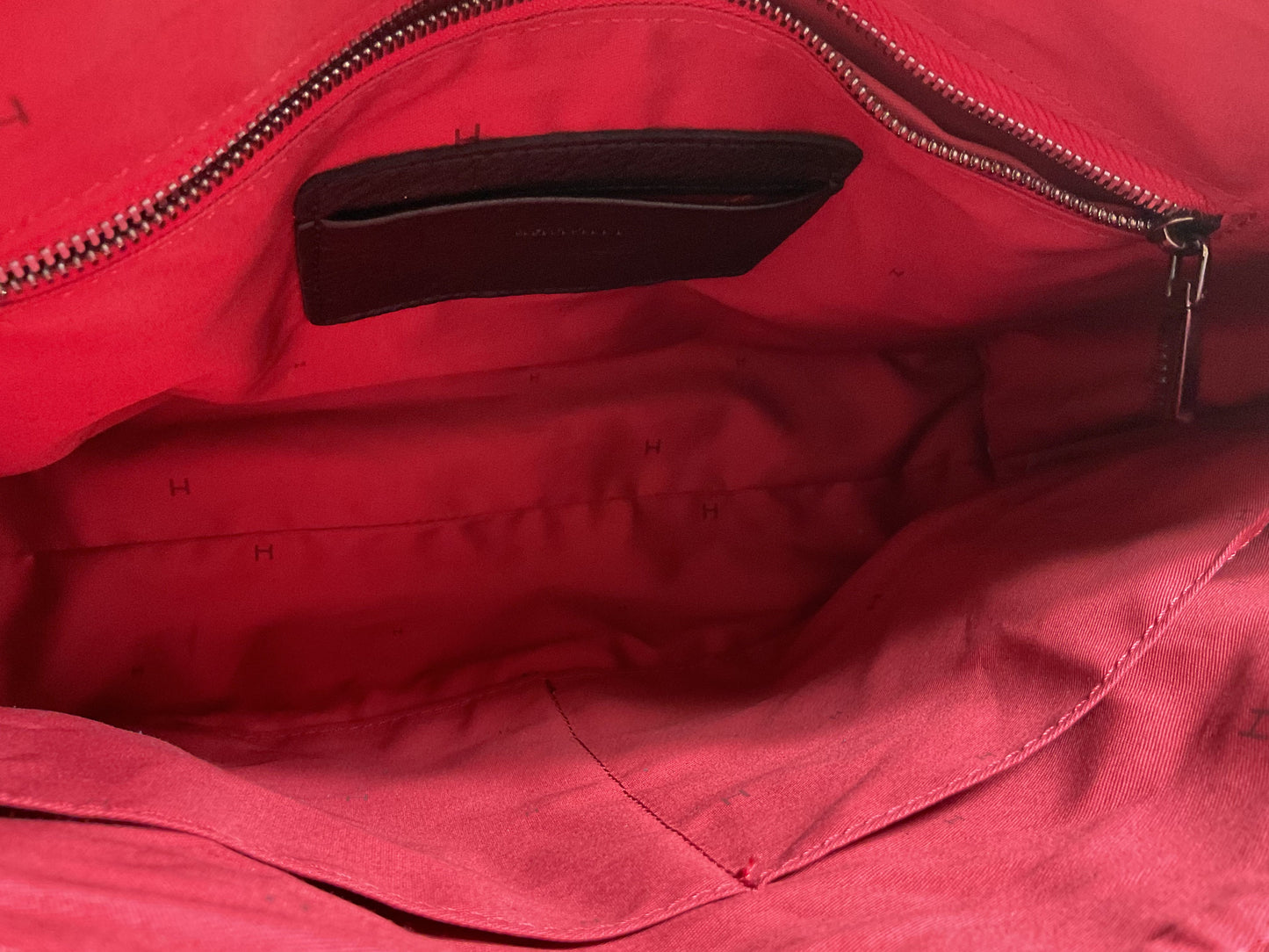 Handbag Leather By Hammitt In Black & Tan, Size:Medium