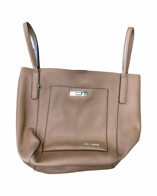 Handbag By Steve Madden In Tan, Size:Medium