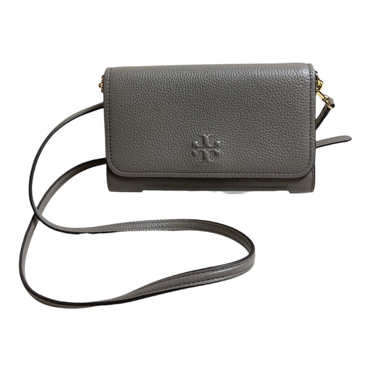 Crossbody Designer By Tory Burch In Taupe, Size:Small