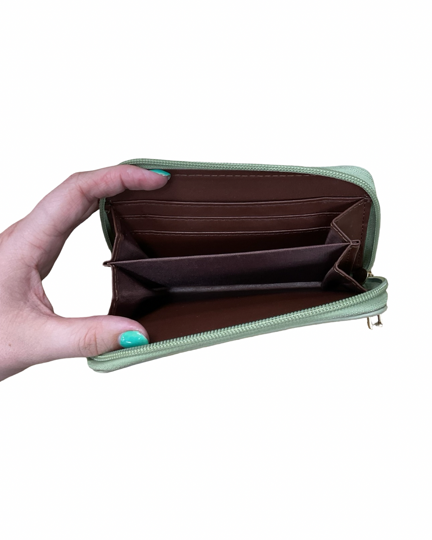 Wallet By Clothes Mentor In Green, Size:Medium