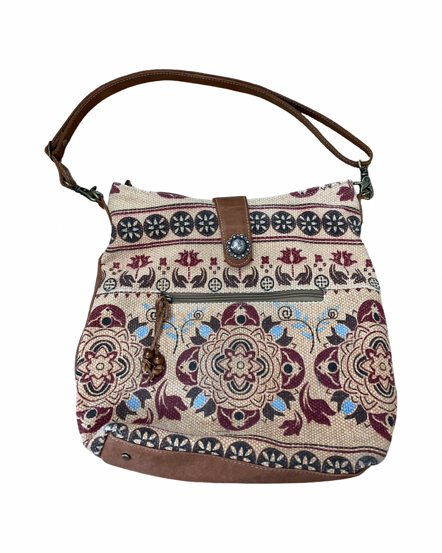 Crossbody By Myra In Brown, Size:Large