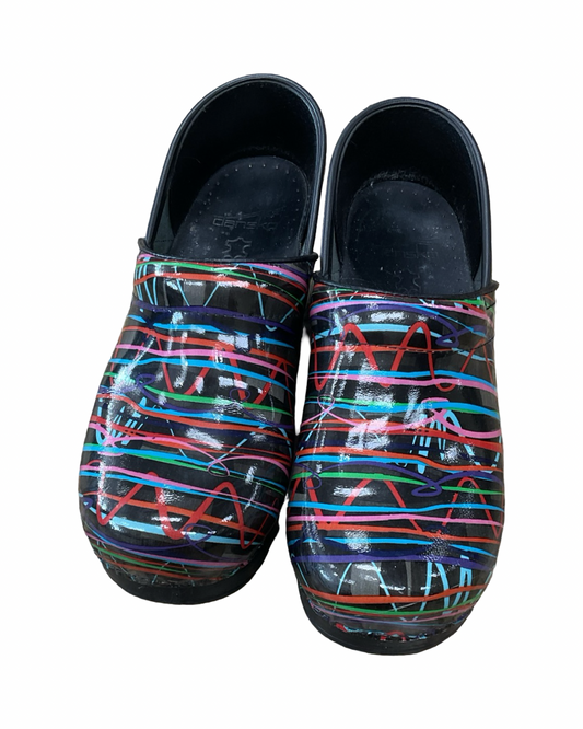 Shoes Flats By Dansko In Multi, Size:7