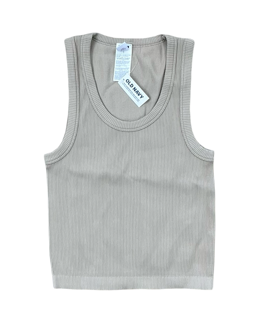 Tank Top By Old Navy In Beige, Size:L