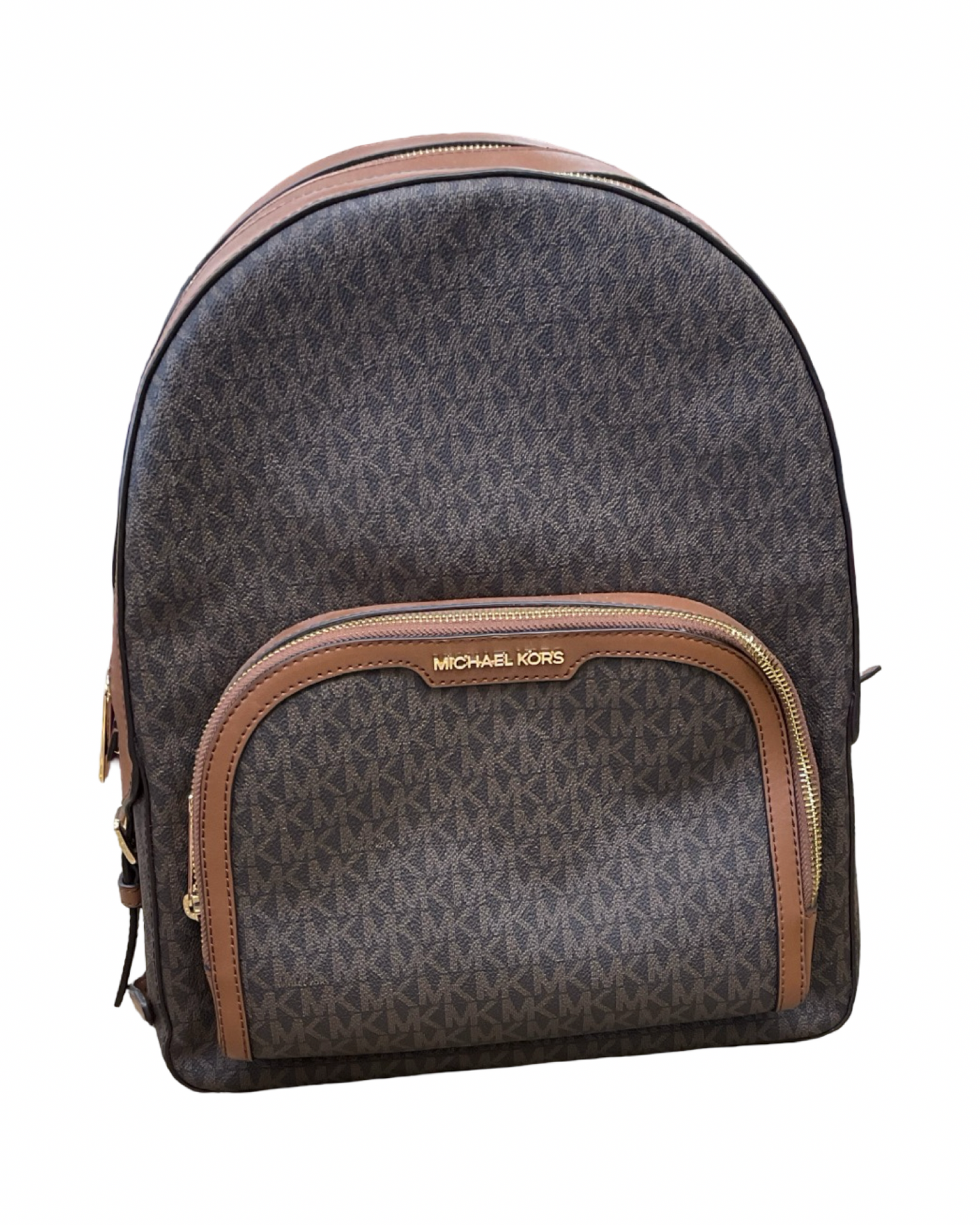 Backpack Designer By Michael Kors In Brown & Tan, Size:Large