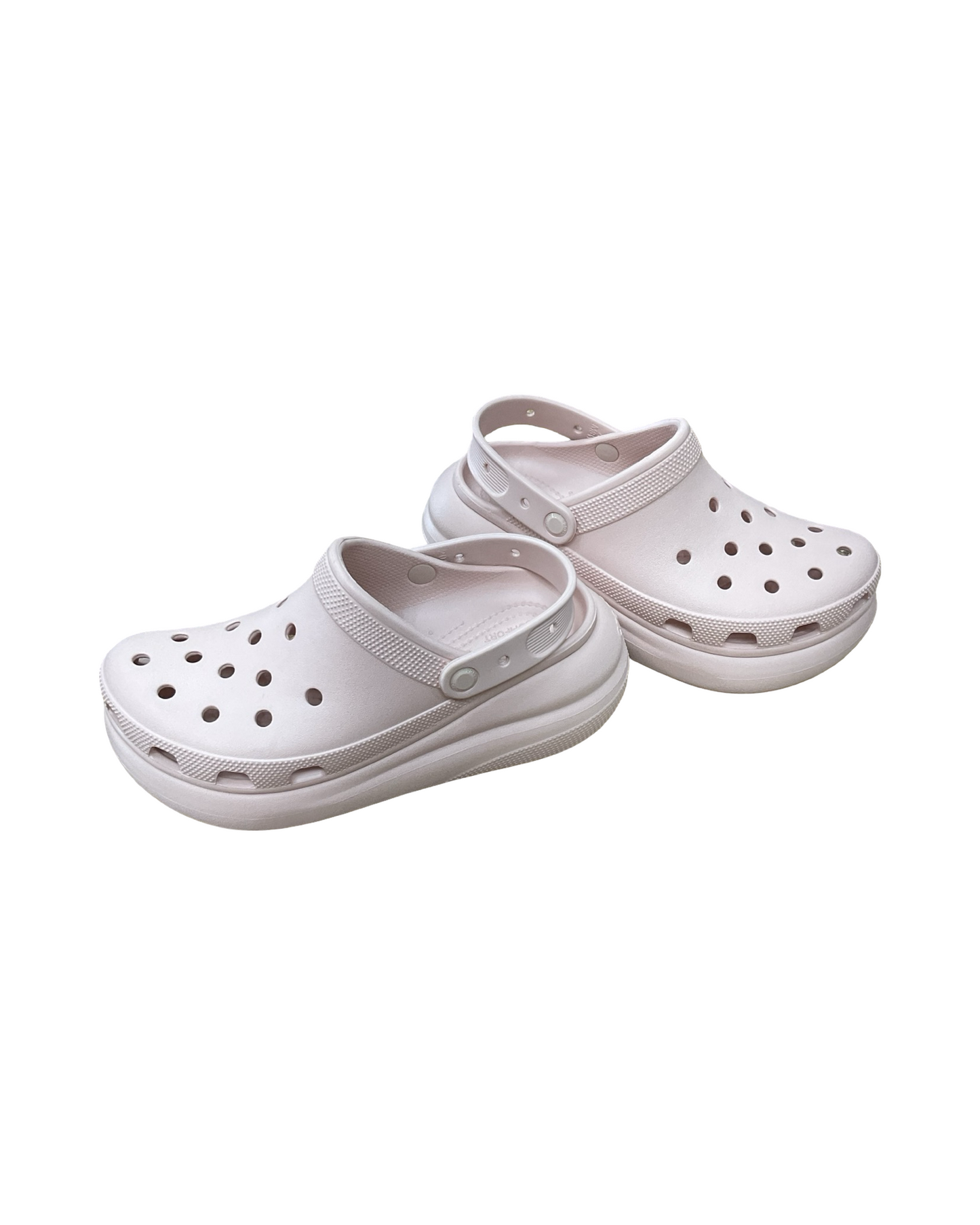 Shoes Heels Platform By Crocs In Pink, Size:10