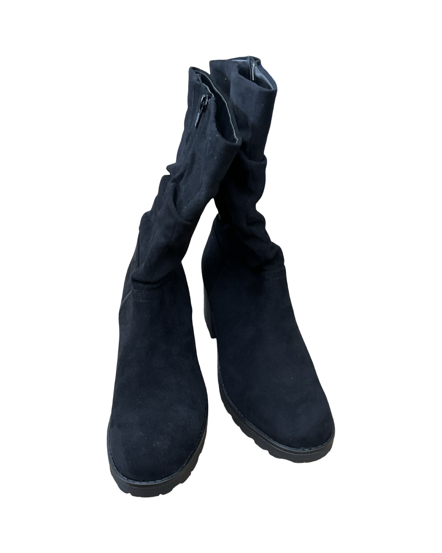 Boots Mid-Calf Heels By Sonoma In Black, Size:9.5