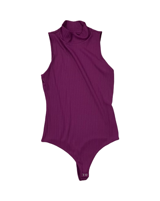 Bodysuit By Nine West In Purple, Size:M